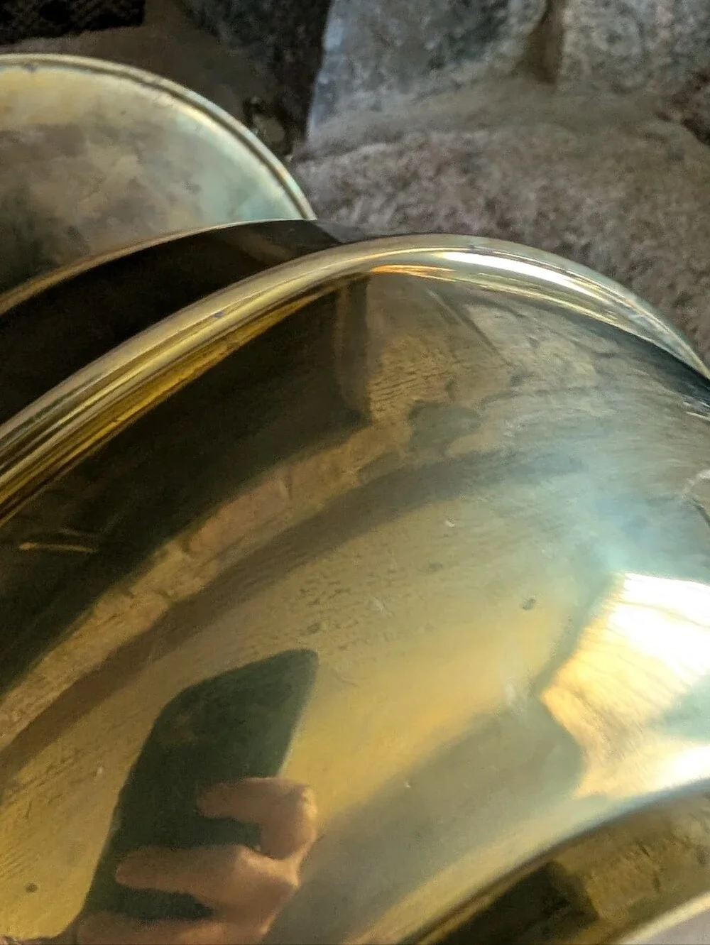 VINTAGE BRASS SPITTOON redskin chewing tobacco - Picture 7 of 7